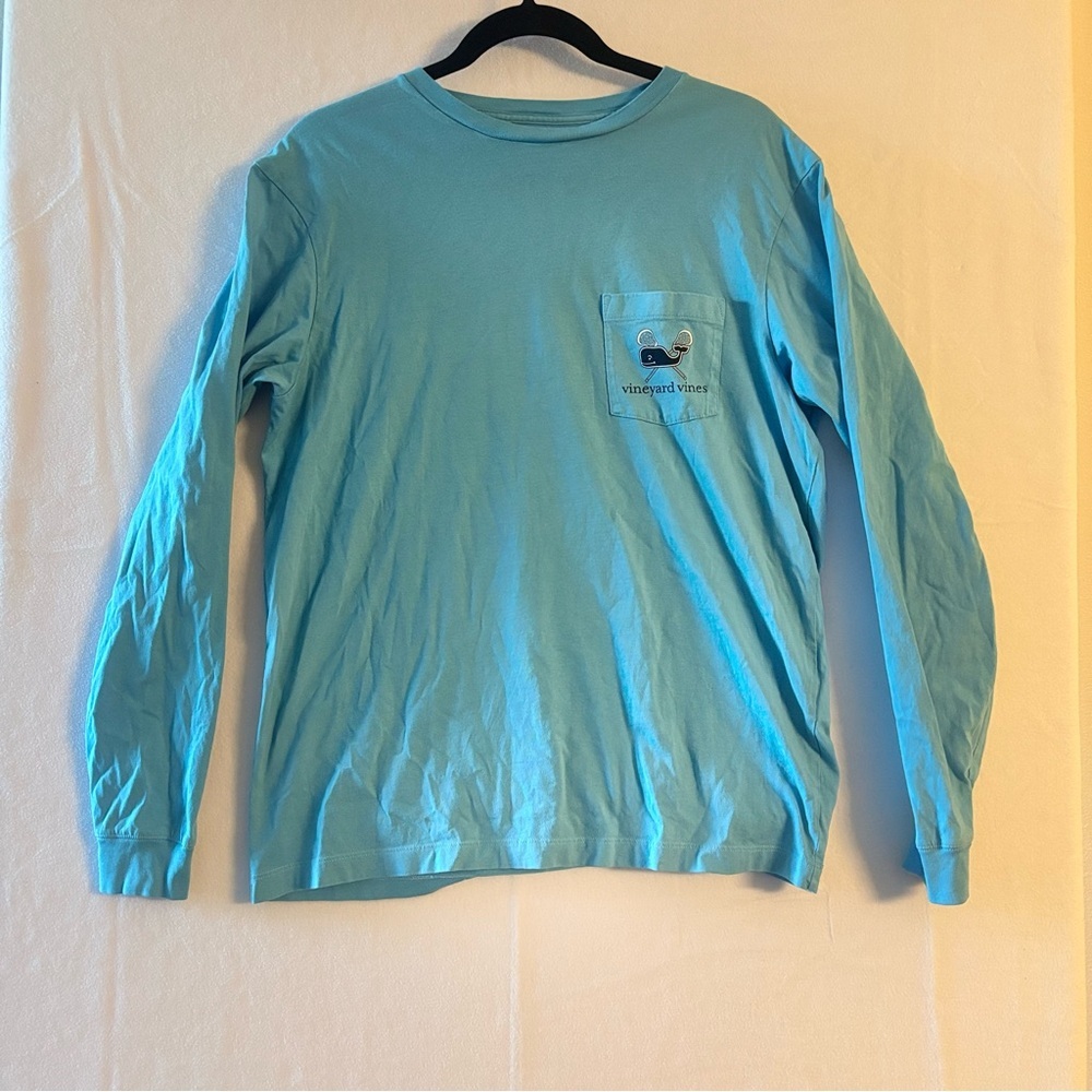 Vineyard Vines Men's Blue Long Sleeve Shirt Size small